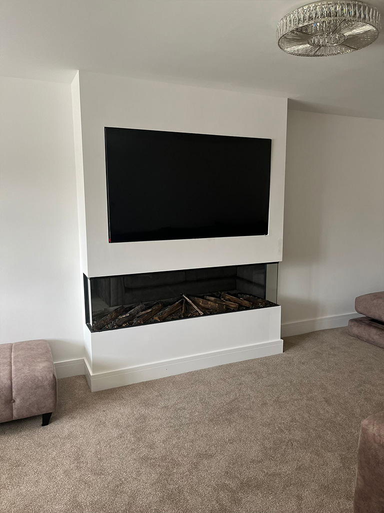 Media_Wall_Plasterboard_Cladding_with_electrical_fireplace